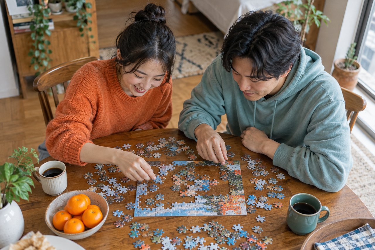 연인 MBTI가 달라서 안 맞는 걸까 생활에서 확인할 것 — AI 연출 이미지